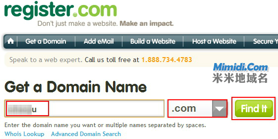 Register.Com域名注册图文教程-1