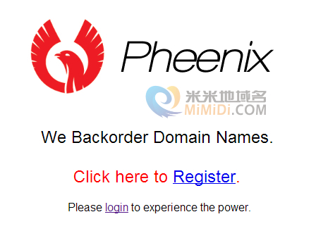 国外注册商Pheenix域名转出教程-1